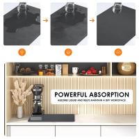 Alfombrilla superabsorbente para suelo de tierra de diatomeas, Color sólido, antideslizante, de secado rápido, para cocina y baño - details 5