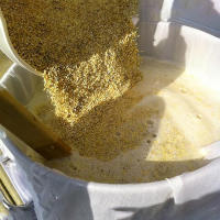 Bolsa coladora de lúpulo para elaboración de cerveza, bolsa coladora duradera de poliéster, sin impurezas, para fruta, vino, cerveza - details 5