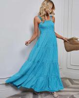 Vestido casual de moda primavera-verano con tirantes finos a rayas para mujer - details 13