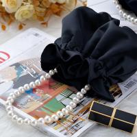 Mini bolso de cubo con cadena de perlas artificiales para mujer, Cartera de pulsera, bolso callejero - details 10