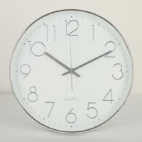 [12 pulgadas 30 CM] reloj de pared silencioso moda creativa hogar sala de estar relojes simples digitales tridimensionales al por mayor - details 2