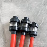 Válvulas de retención para acuario UPVC, válvula de retención de elevación para tanque de peces sin retorno, interfaces duales transparentes - details 6