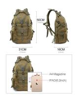 Mochila de Camping de 40L, bolsas de viaje para hombre, mochila táctica Molle para escalada, senderismo al aire libre, bolsa de pesca de hombro reflectante - details 0