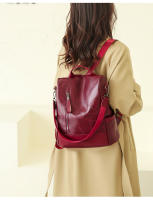Mochila antirrobo de cuero vintage para mujer, mochila de trabajo de gran capacidad, mochila de hombro informal para mujer - details 18