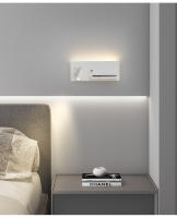 TOMAXIN USB 30CM LED Reading Wall Light With Spotlight Simple Modern Bedroom Bedside Wall Lamp Living Room Study Hotel Wall Lamp - details 7