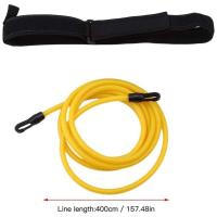 Cinturón Entrenador de Natación, Banda de Resistencia Elástica de Caucho Seguro para Adultos y Niños, 4M, Accesorios de Piscina - details 1