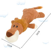 Juguete interactivo de peluche para perros, relleno chirriante, juguetes de entrenamiento para aliviar la ansiedad de las mascotas - details 3