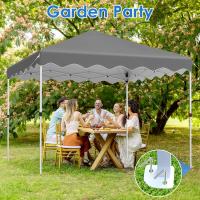 Carpa de Jardín Pop Up Ajustable de Altura 3x3M Marco de Acero Resistente a Rayos UV - details 22