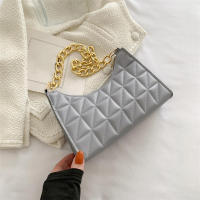Bolso de hombro Hobo para mujer, bolso de cadena, a cuadros, de moda, avanzado, nueva tendencia - details 2