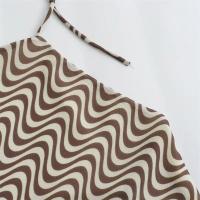 Conjunto de 2 piezas con cuello colgante para mujer, traje elegante de calle para vacaciones, novedad de verano, 2024 - details 6