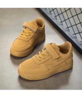 Zapatos de tablero para niños Niños Primavera y otoño 2025 nuevos zapatos blancos impermeables de cuero suela suave ligera. - details 5