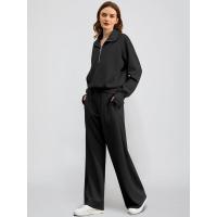 YC1508 Conjunto Casual de Mujer de Dos Piezas: Sudaderas de Gran Tamaño y Pantalones de Pierna Ancha para Mujer - details 25