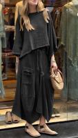 Conjunto de Falda A-Line de Talla Irregular para Mujer Primavera Otoño - details 6