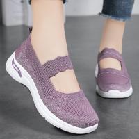 Zapatos deportivos sin cordones de verano para mujer, zapatillas planas cómodas informales para mujer - details 5