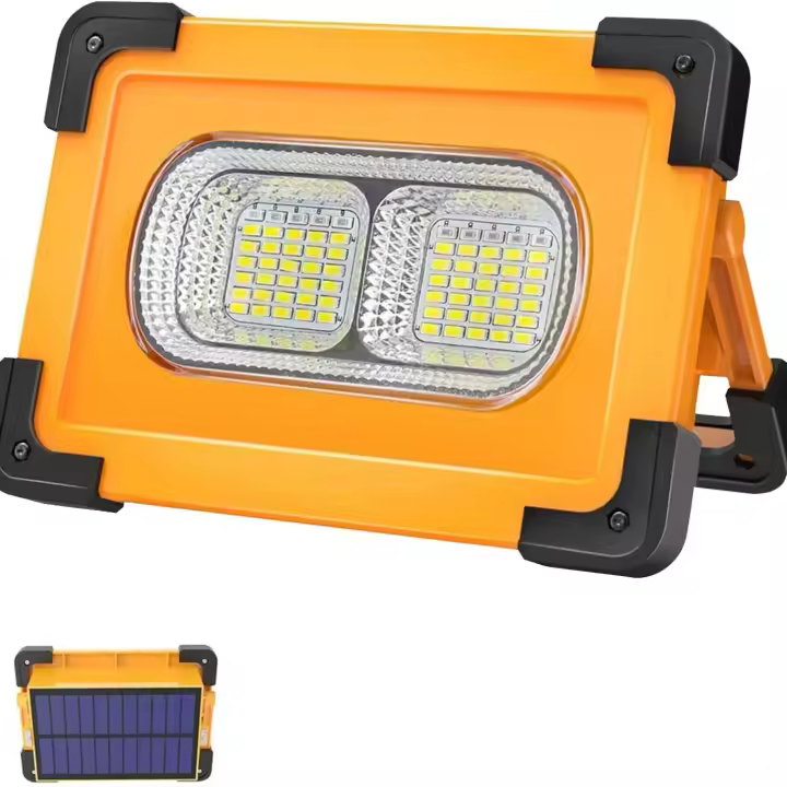 Reflector LED recargable de 80W, 4 modos, luz de trabajo superbrillante, reflector LED portátil - 1