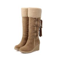 Botas de nieve para mujer, moda Otoño Invierno, Botas Largas, zapatos cálidos, botas martin para mujer - details 7