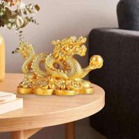 Estatua de Feng Shui para atraer riqueza, figuritas chinas de buena suerte, adorno de estatuilla de dragón, decoración de escritorio, 2024 - details 7