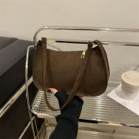 Bolso Hobo pequeño con textura roja para mujer, bandolera de un solo hombro, a la moda - details 21
