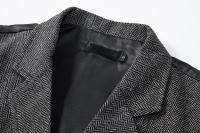 Chaleco de Tweed Grueso de Moda Retro para Hombres Chaleco de Fiesta de Ocio Casual Británico con Múltiples Bolsillos - details 4