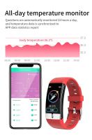 Reloj inteligente E66 para hombre, pulsera deportiva resistente al agua, ECG, PPG, frecuencia cardíaca, oxígeno en sangre, adecuado para IOS - details 5