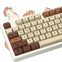 XVX MAO perfil café lindo Meow Keycaps PBT sublimación térmica teclado nical Keycap Cat Set para niñas regalo - details 0