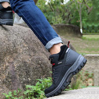 Zapatos de senderismo populares para hombre, zapatillas de cuero para exteriores, botas de montaña, calzado de escalada, trotar, Trekking - details 7