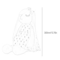Muñeca de conejo calmante para bebé, muñeco de peluche para dormir, animales de peluche, juguete para niños, 35CM - details 4