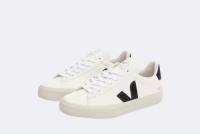 Zapatillas Veja Campo Chromefree Leather Blanco Negro para Mujer - details 1