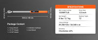 SucceBuy Llave dinamométrica digital, herramienta de torsión electrónica con accionamiento de 1/2", rango de torsión ajustable 25-250 ft.lb/34-340 N.m, precisión ±2%, 3 modos con calibración de zumbador LED - details 5