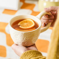 Sentido artístico simple taza de cerámica nórdica ins viento personalidad creativa de gama alta taza de agua para el hogar taza de café - details 3