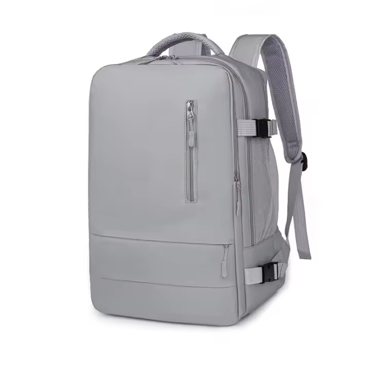 Mochila de negocios impermeable para hombre y mujer, bolsa de viaje expandible para portátil, gran capacidad, 15,6, bandolera para mujer, gran capacidad, ligera, multiusos, mochila de equipaje, viaje corto - 1