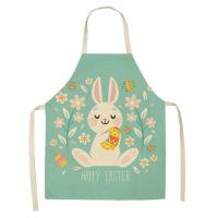 Delantal de lino con estampado Floral para adultos y niños, delantal de dibujos animados de plantas, accesorios de cocina para el hogar - details 25