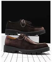 Zapatos informales de boda de vestir estilo caminar para hombres de negocios de cuero PU oficial de verano - details 6