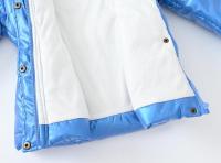 Manténgase abrigado y parece con estilo: chaqueta térmica con capucha para niña con acolchado alternativo de plumón para invierno - details 70