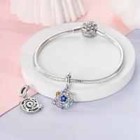 Abalorios Originales de Plata 925 con Diseño de Estrellas de Vórtice Cósmico Coloridas, Compatibles con Pulseras de Plata 925 para Mujer, Joyería, Regalos - details 3