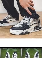 2024 nuevos zapatos deportivos informales de gran tamaño para hombres, zapatos con Panel de cuero elevado de suela gruesa, tallas 39-48 - details 8