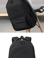 Mochila Universitaria de Gran Capacidad Color Sólido para Hombres y Mujeres - details 7