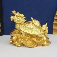 Figuritas doradas de la suerte, estatua de la buena fortuna, adorno de decoración del hogar, sapo, citrino, rana, dragón, Feng Shui - details 12