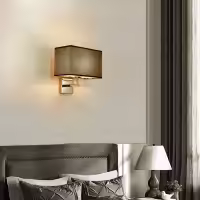 Lámparas de pared minimalistas modernas, iluminación LED E27 para sala de estar, dormitorio, cabecera, decoración de sombra de textura rectangular - details 7