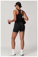 Pantalones cortos deportivos sin costuras para mujer, monos push-pull de cintura alta para gimnasio, ropa de yoga - details 16