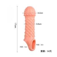 Leten Condón Extensor Reutilizable para Retrasar la Eyaculación, Sexual, Duro, Rugoso, Gran Placer, para Hombres, Juguetes Sexuales - details 20