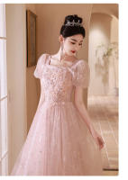 Elegante Vestido de Gala de Estilo Francés Alta Gama 2025 Perfecto para Banquetes, Cumpleaños, Bodas Moda para Mujeres - details 9