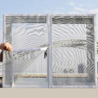 Malla de ventana con cremallera autoadhesiva, mosquiteras para ventanas, antimosquitos, cortina de puerta, color blanco, varios tamaños - details 8
