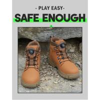 Botas de Seguridad Impermeables para Hombres Botas de Trabajo Indestructibles con Punta de Acero - details 3