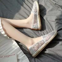 Nuevo Mocassin Homm Cuir Mesh zapatos de lona blancos para mujer producto en oferta precio bajo de marca - details 8