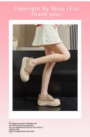 Cuero pan zapatos de las mujeres de la primavera nuevos zapatos retro de velcro de la junta plataforma casual zapatos blancos zapatos versátiles - details 16
