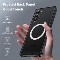 Funda de Aluminio Transparente para Samsung Galaxy S23 FE S21 FE S20 FE S23 S22 Note 20 Ultra Note 10 Plus con Carga Inalámbrica Diseño de Película Ligero Compatible con Smartphones - details 1