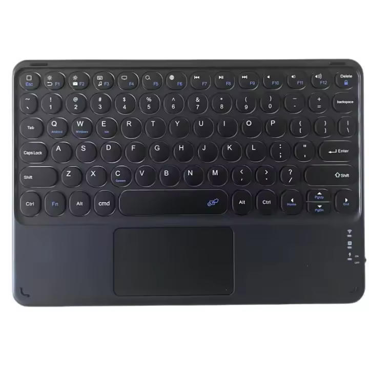 Teclado inalámbrico Compatible con Bluetooth para IOS, Android, tableta Windows, iPad Air Pro, teclado inalámbrico recargable de 10 pulgadas - 1