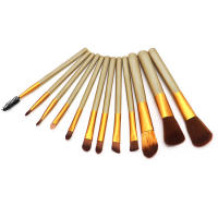 12 correctores de pinceles fundación sombra de ojos caja de hierro maquillaje belleza pinceles set herramientas - details 1