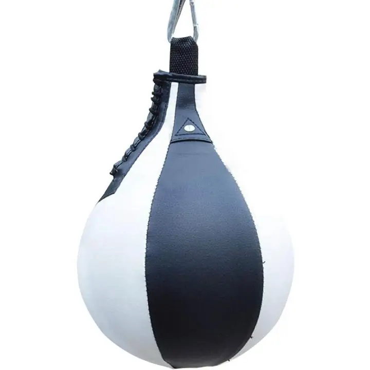 Bolsa de boxeo de velocidad de PU con forma de pera, bola giratoria de ejercicio, Bola de entrenamiento - 1